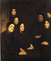 Theodule Ribot At the Sermon